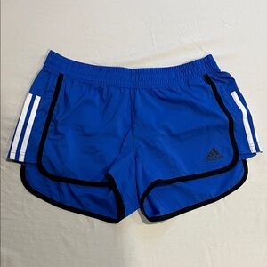 adidas Royal Blue Athletic Shorts with Black Trim